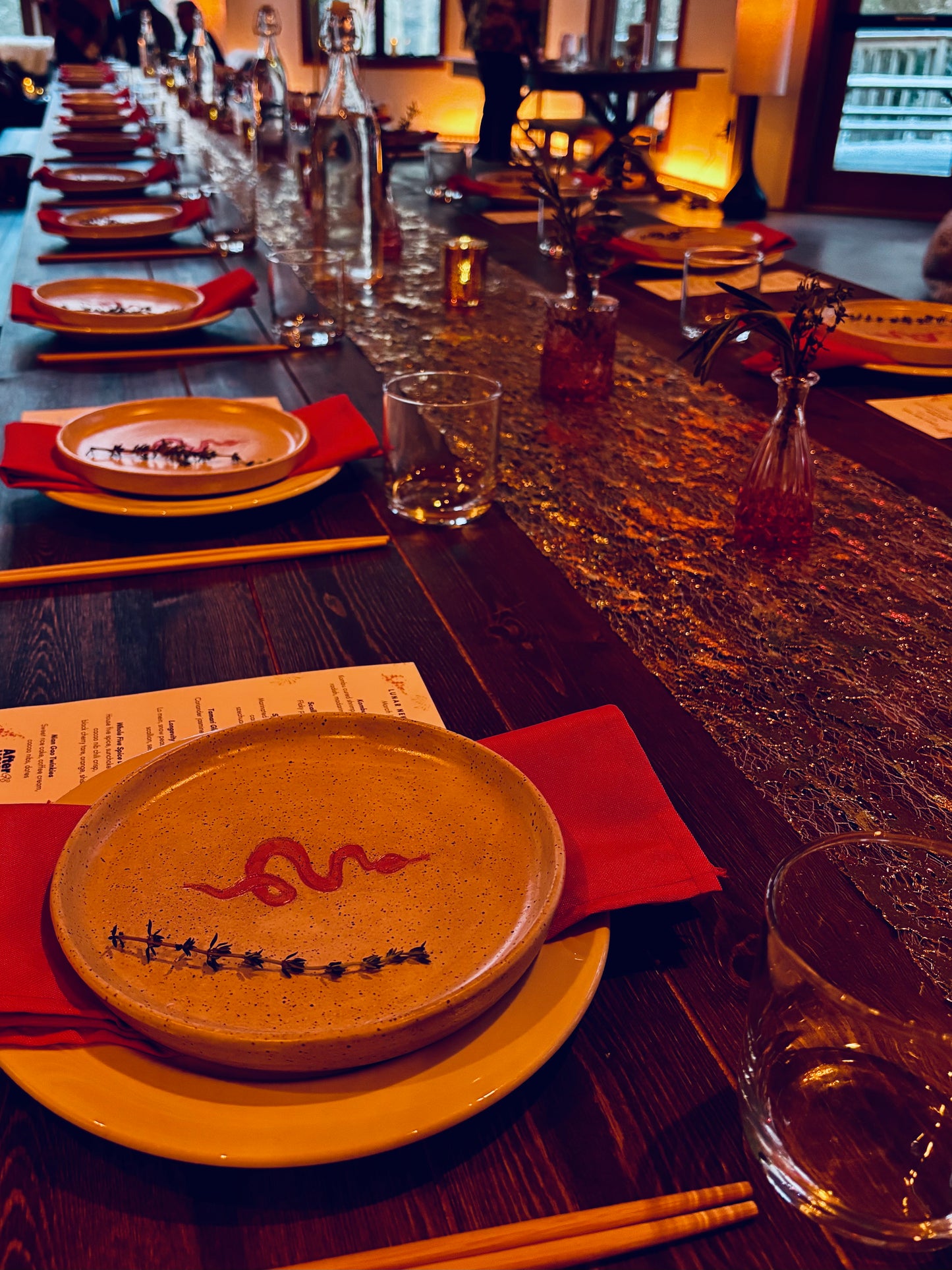Year of the snake plate