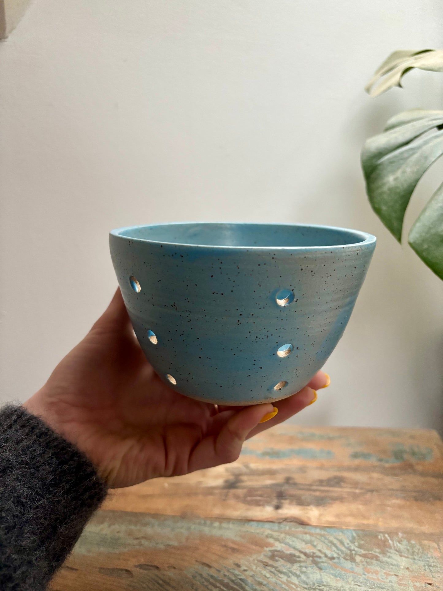 berry bowl - light blue