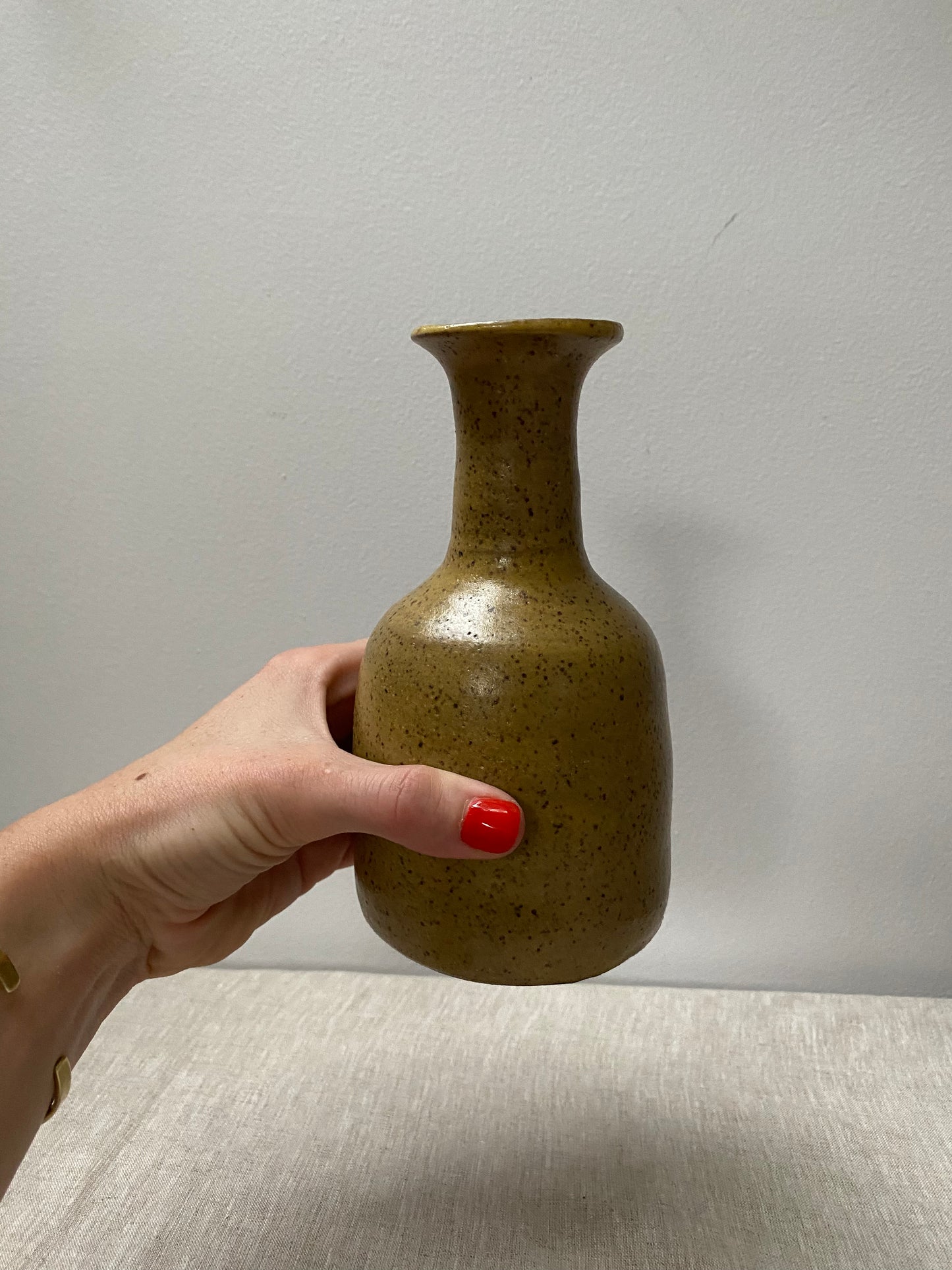 bottle vase - yellow