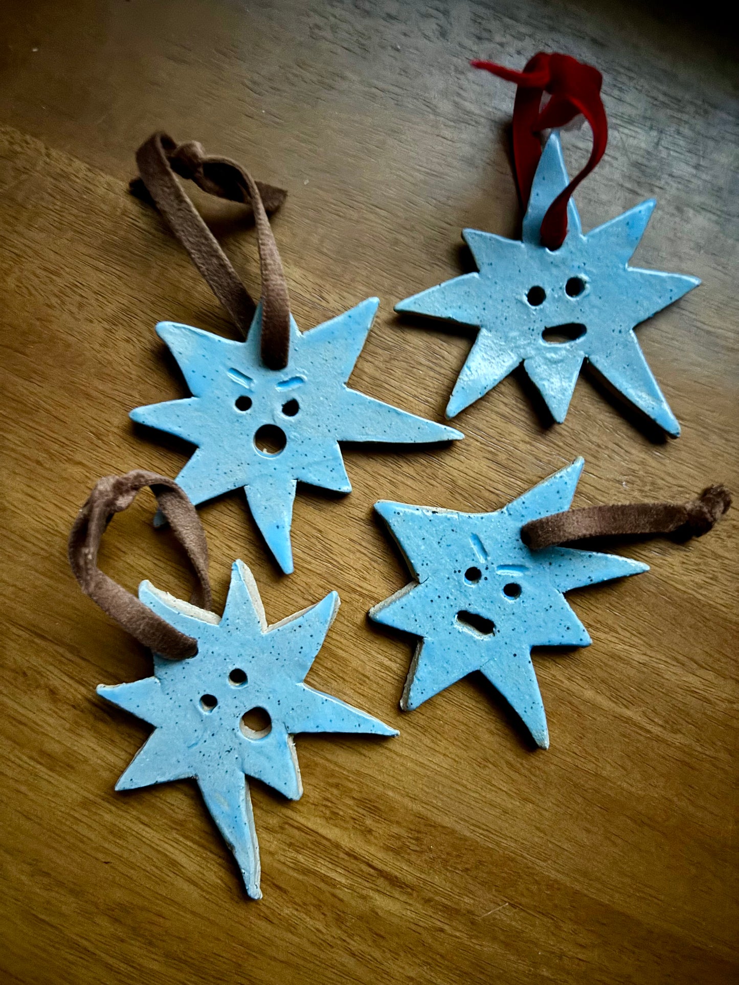 star ornament - blue