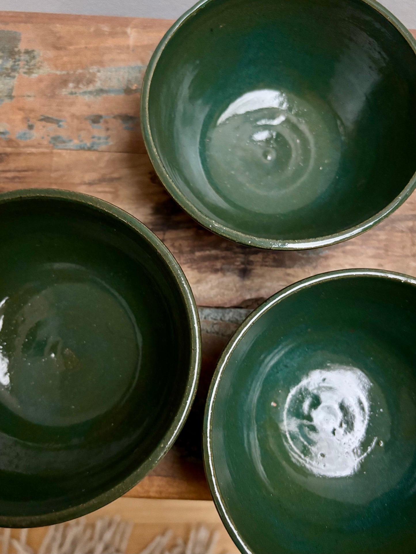 mini bowl - glossy green