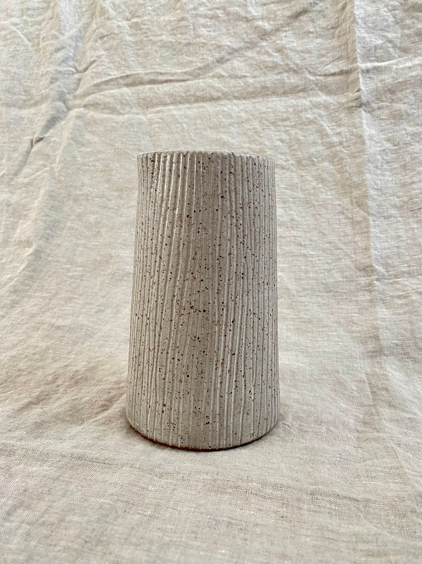 medium pitcher vase - white