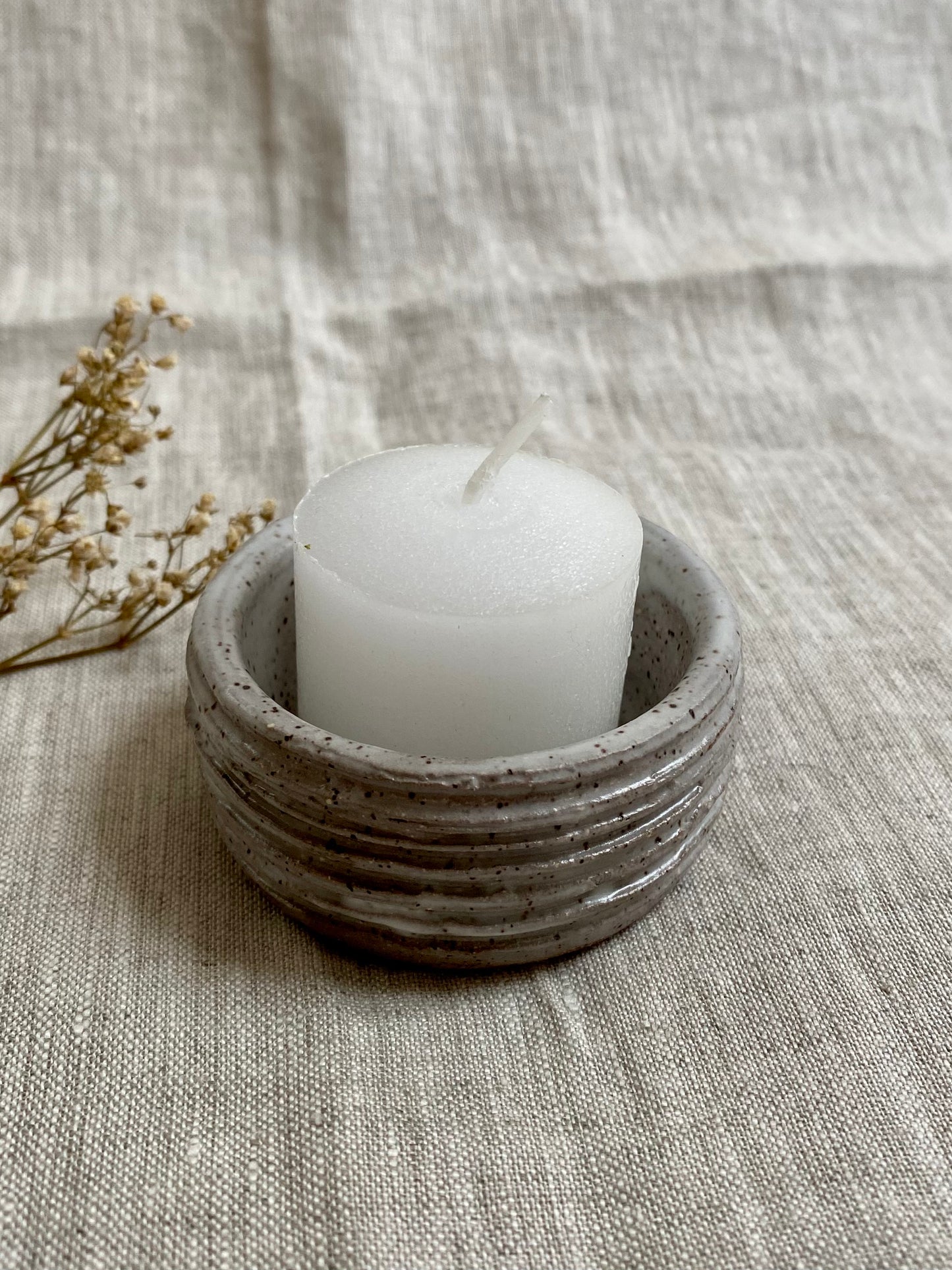 tealight holder set - white
