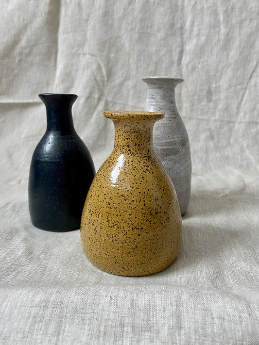 bottle vase - yellow