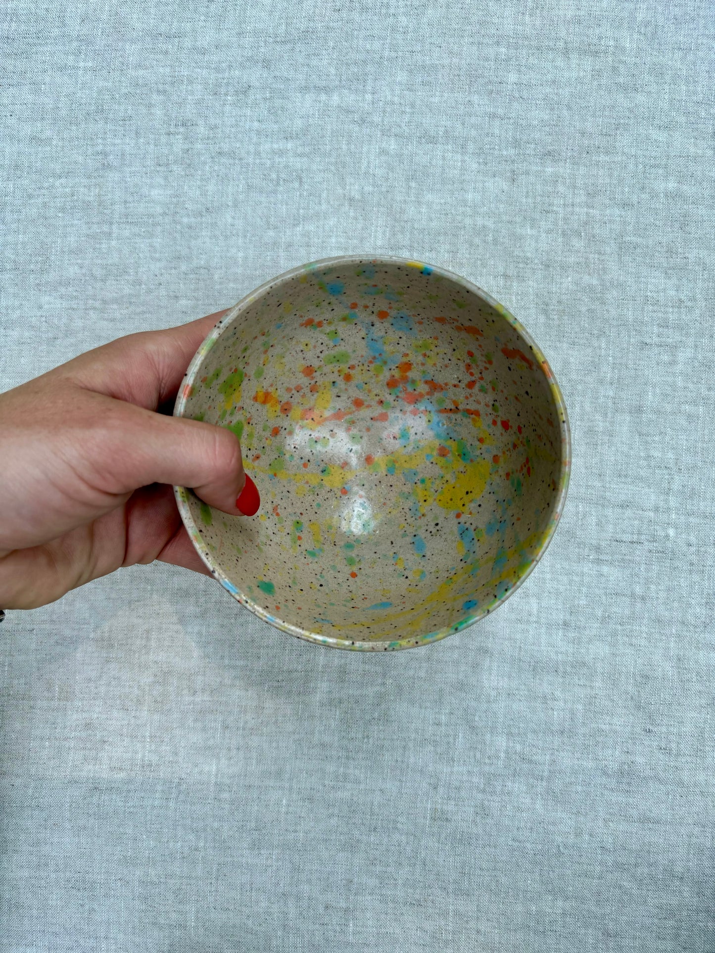 mini bowl - splatterpaint