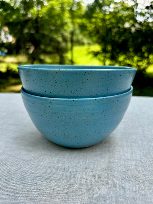 breakfast bowl - light blue