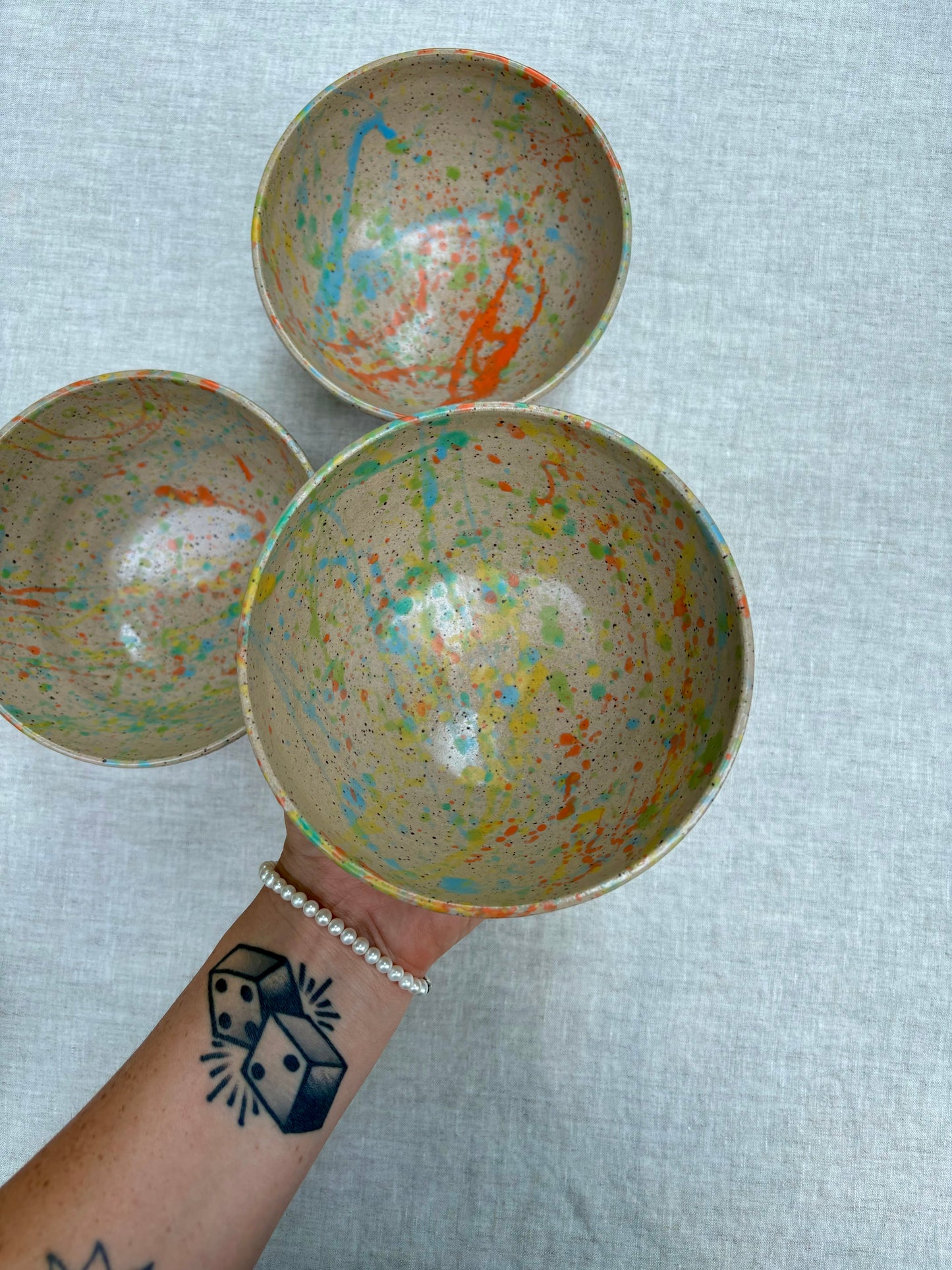 breakfast bowl - splatterpaint