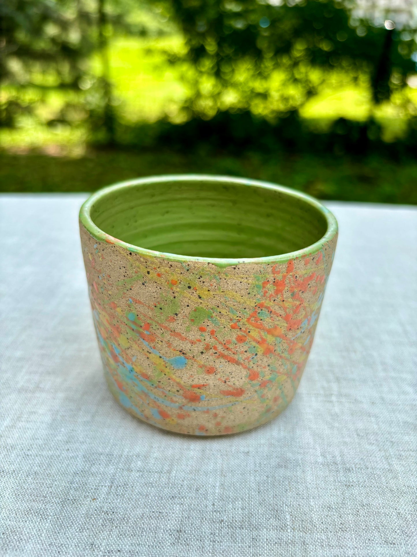 small cups - splatterpaint