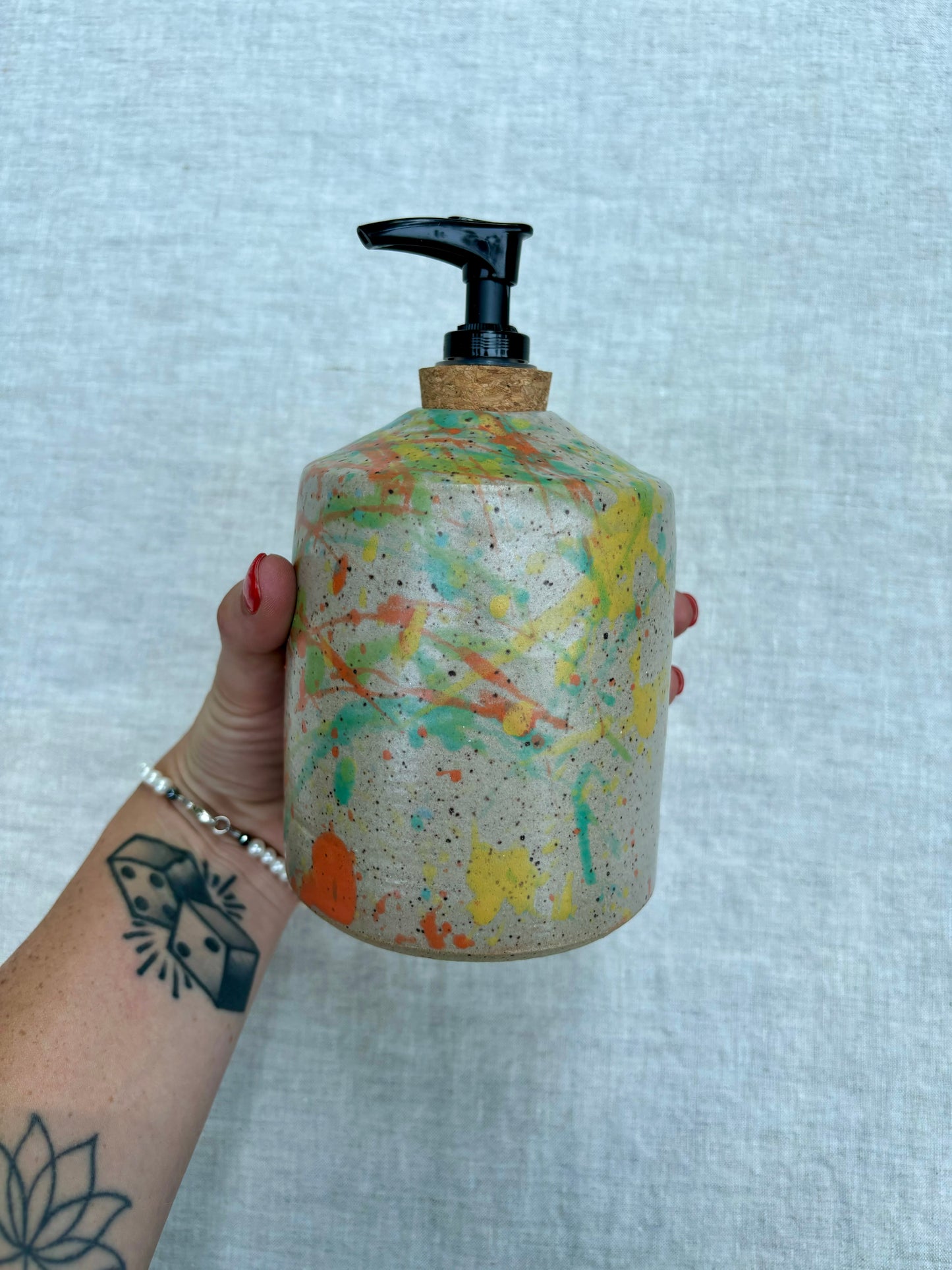 soap dispenser - splatterpaint