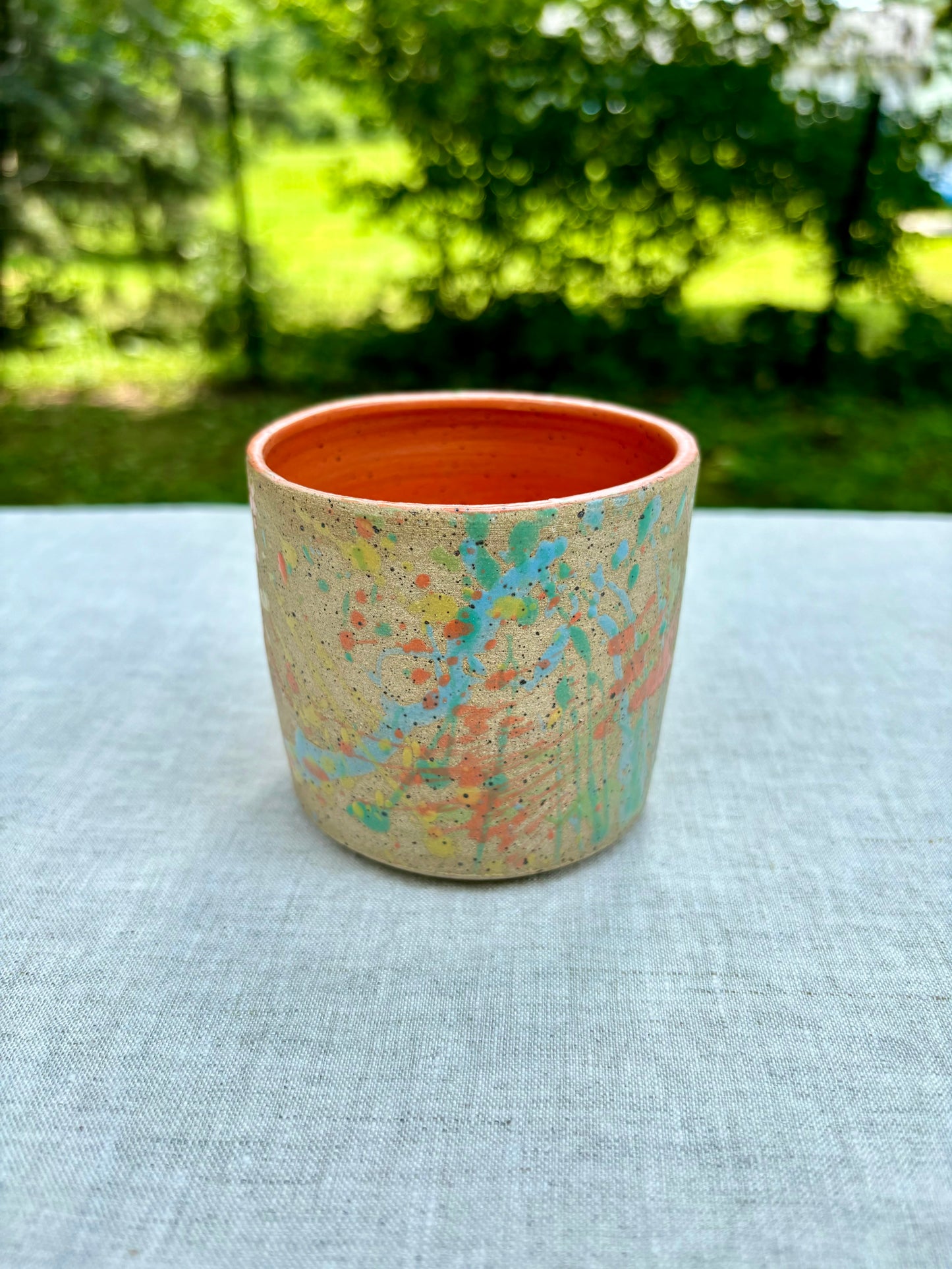 small cups - splatterpaint