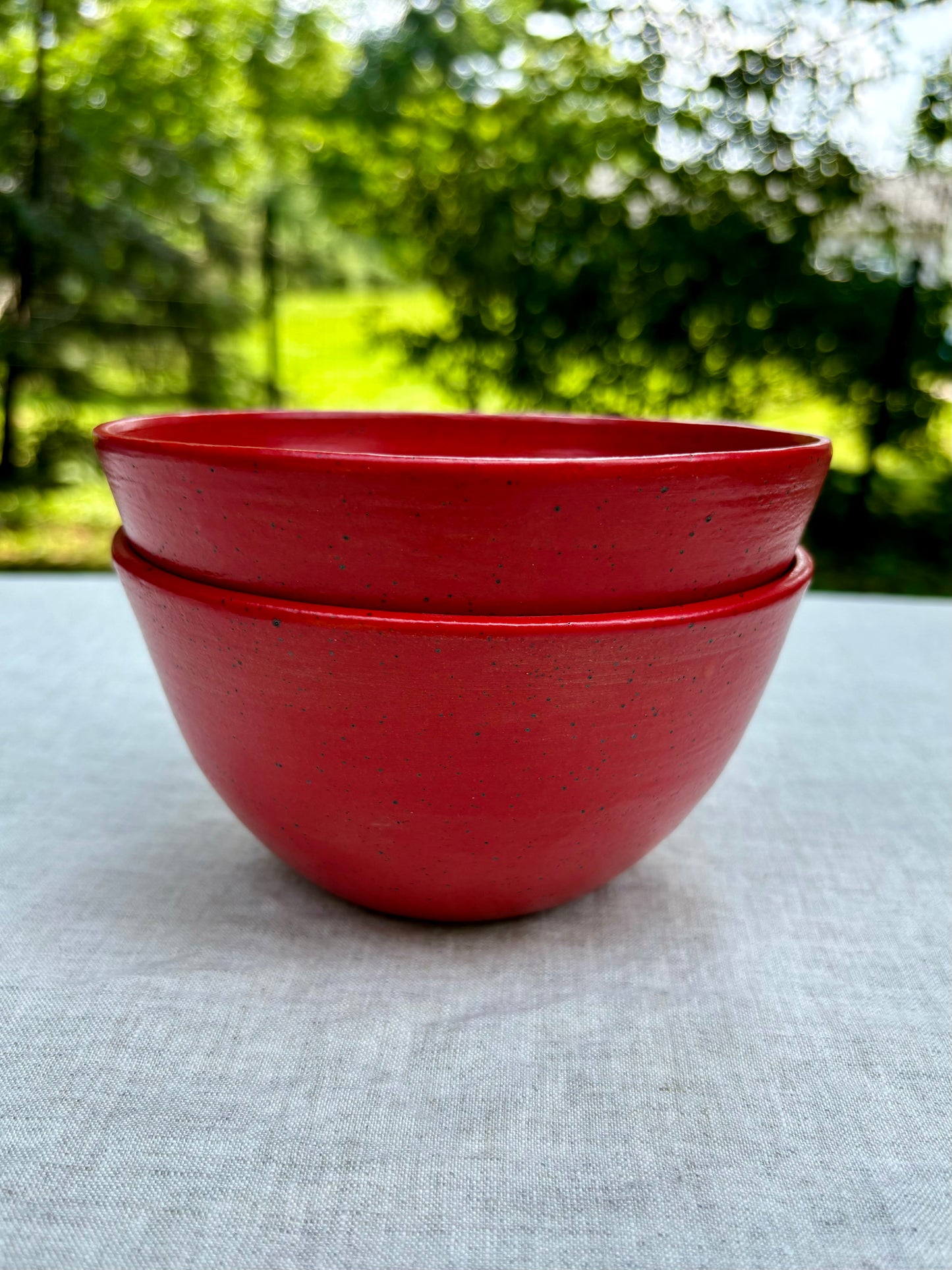 breakfast bowl - red