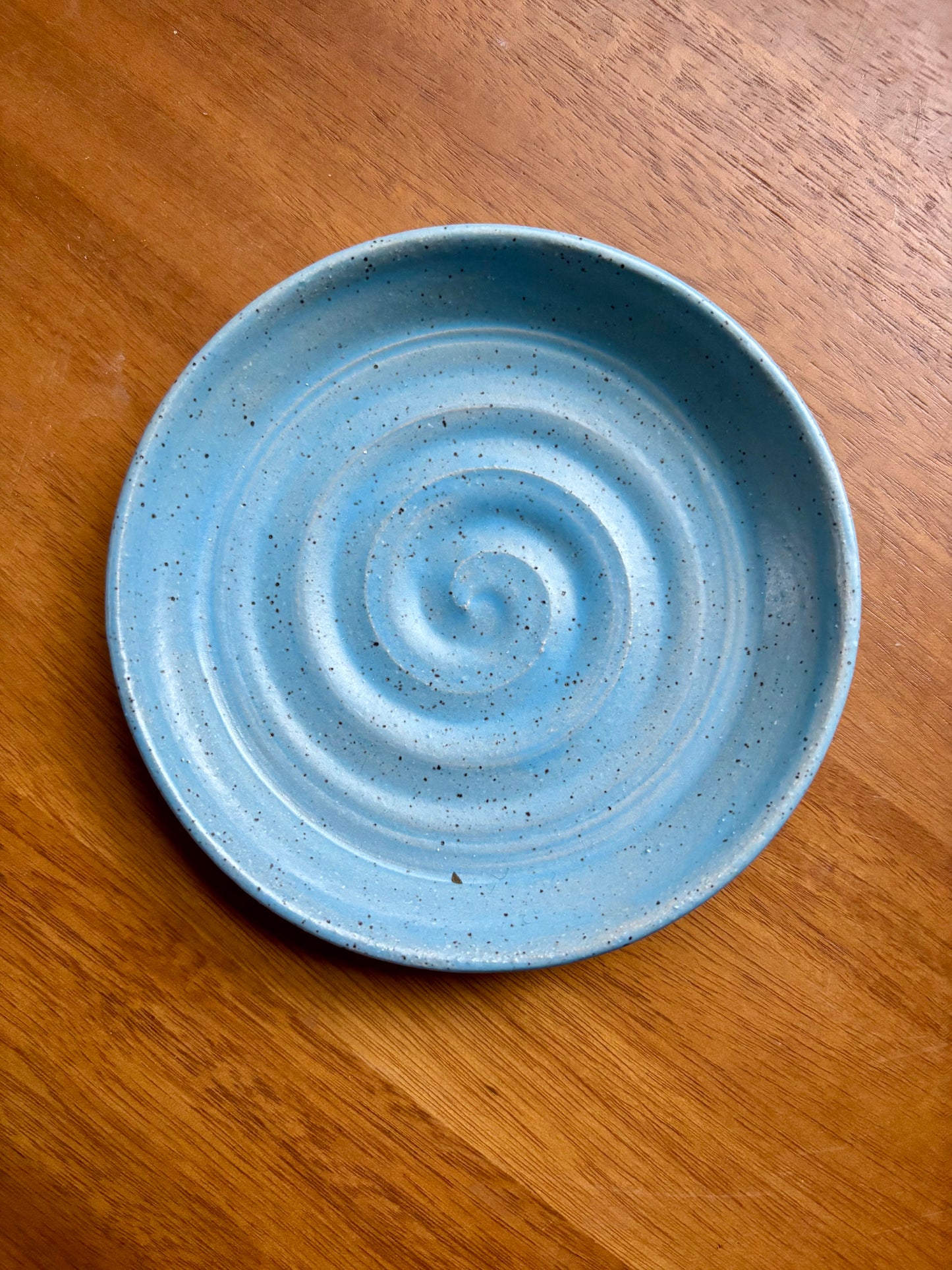 soap dish - light blue