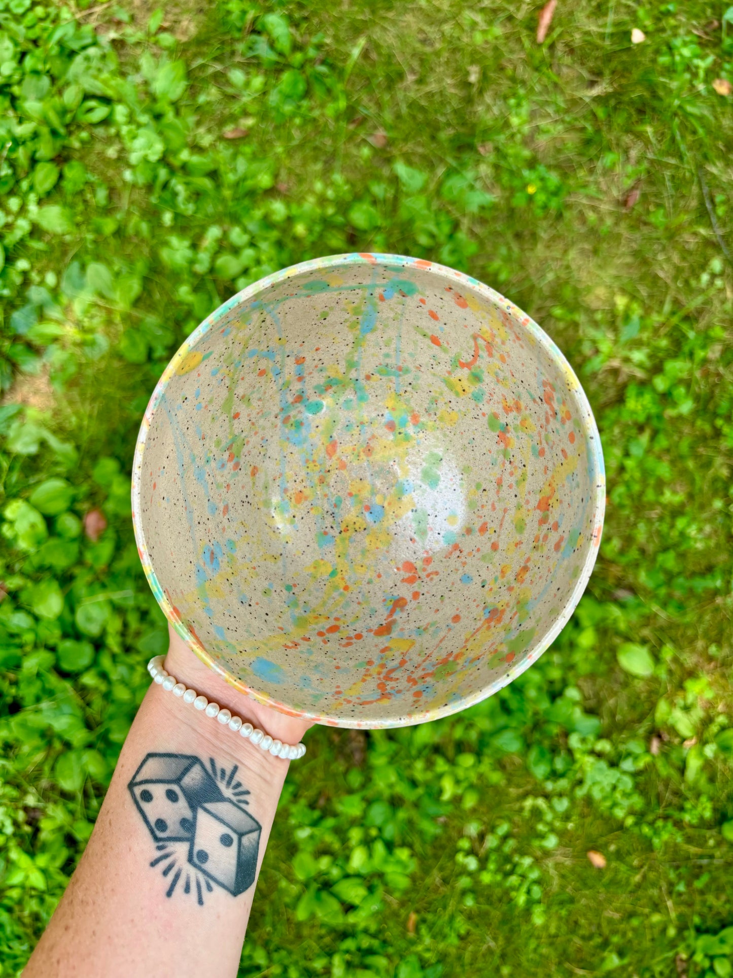 breakfast bowl - splatterpaint