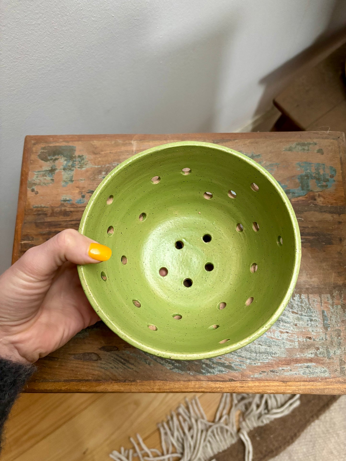 berry bowl - light green