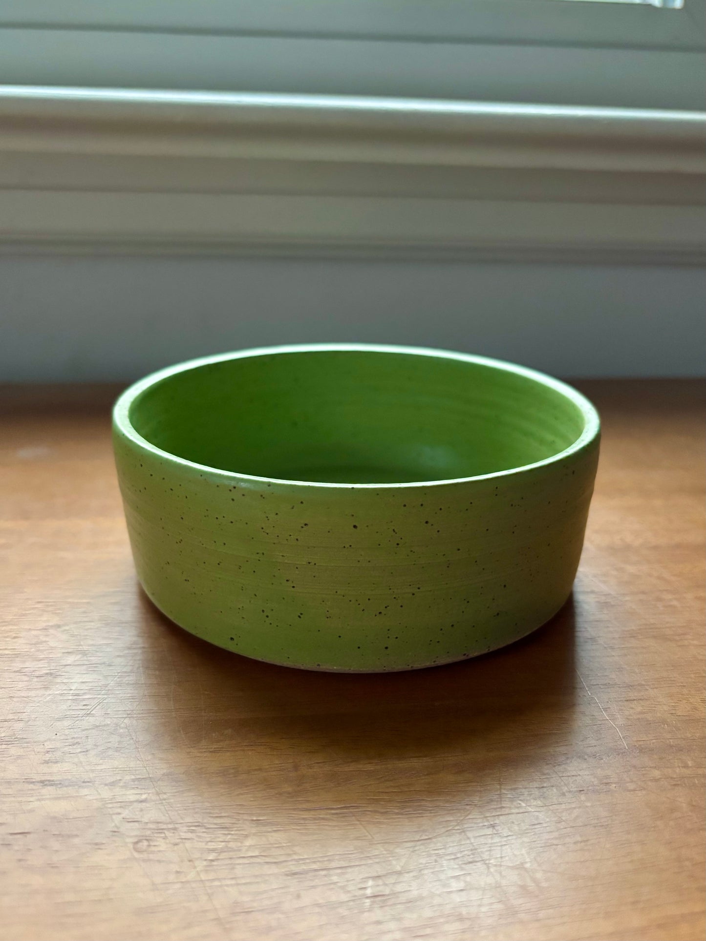 small dog/cat bowl - light green