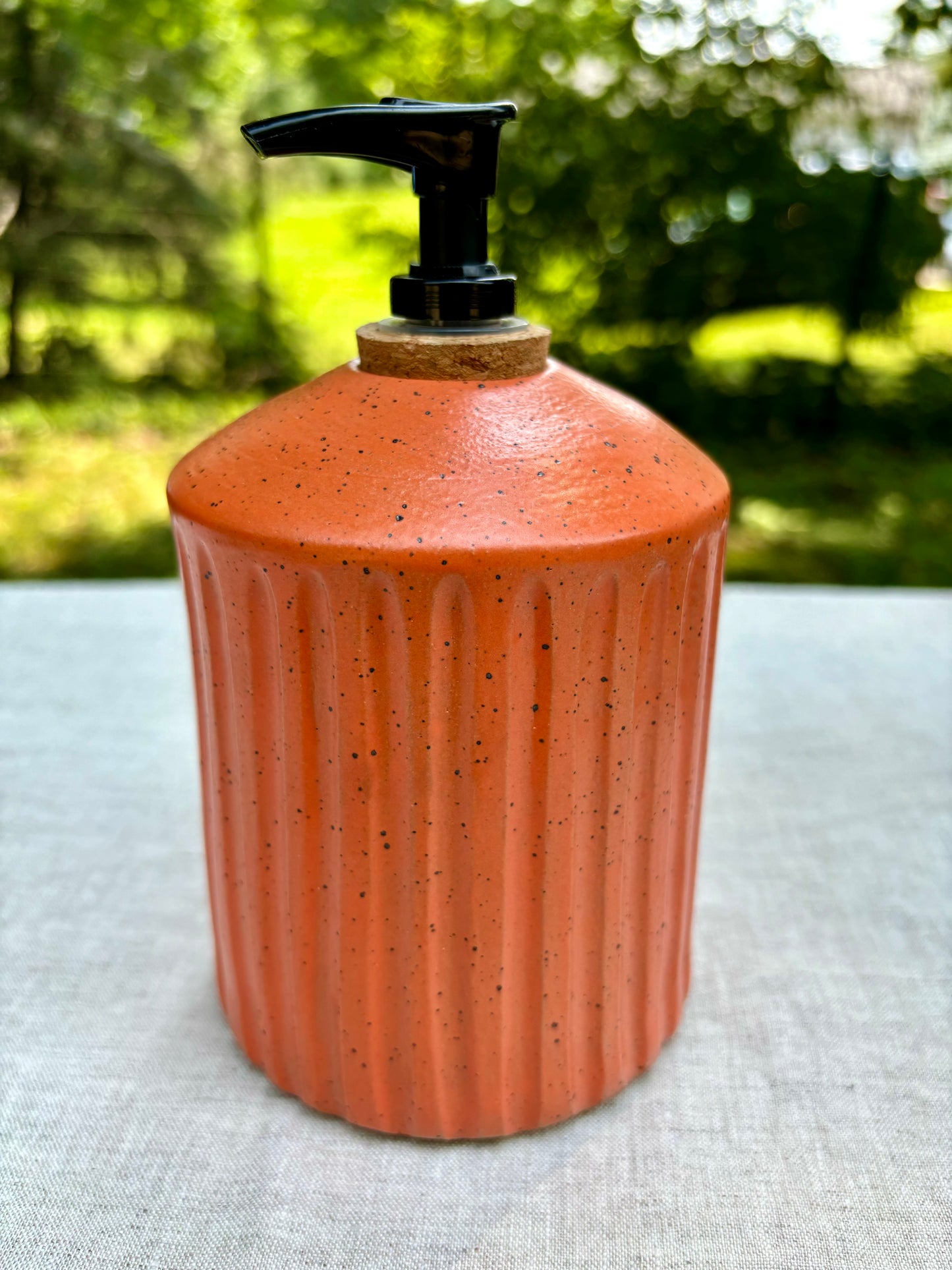 soap dispenser - orange