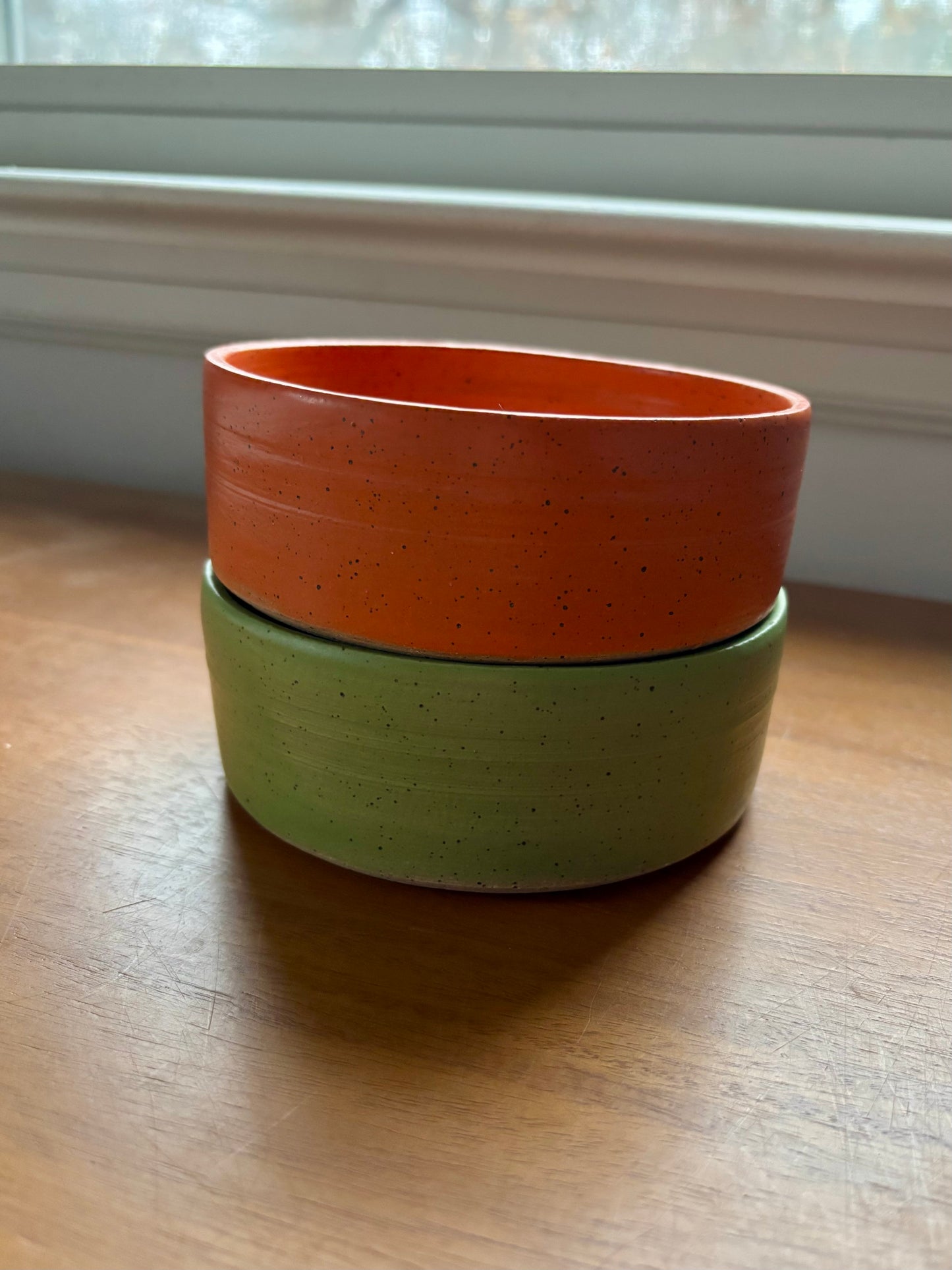 small dog/cat bowl - light green