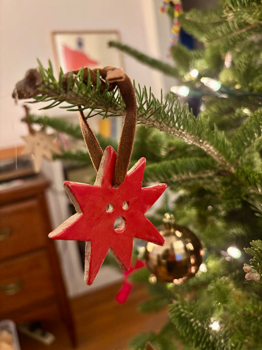 star ornament - red