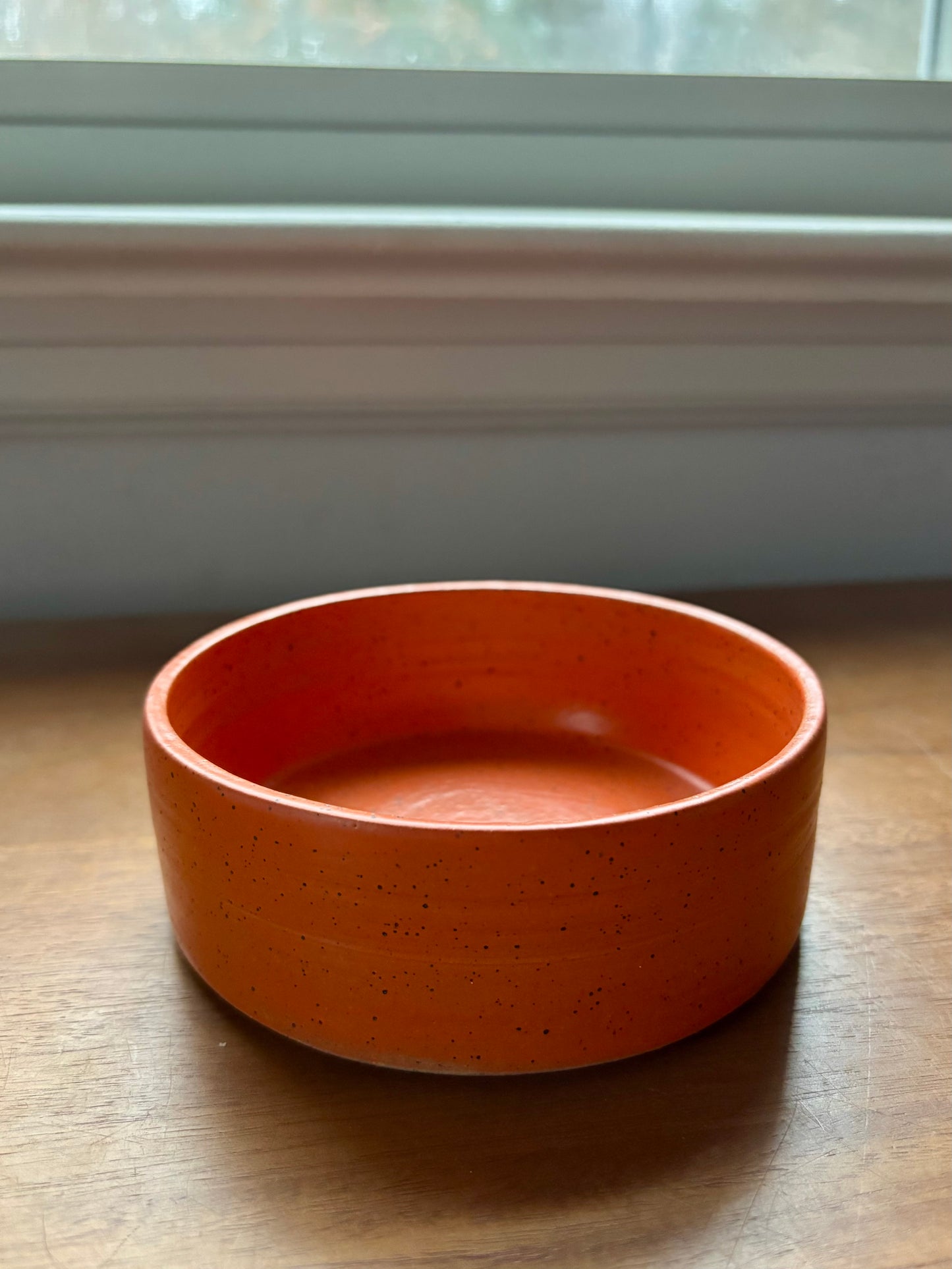 small dog/cat bowl - orange