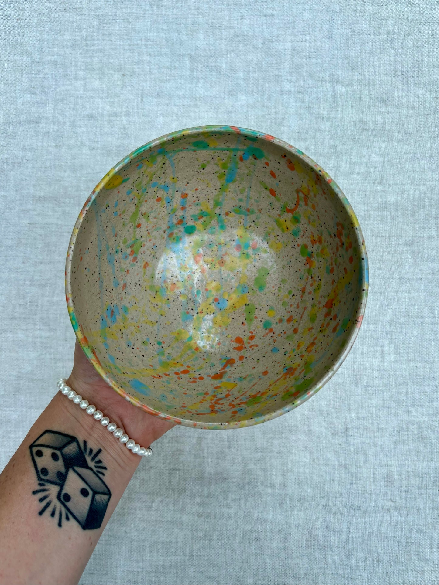 breakfast bowl - splatterpaint