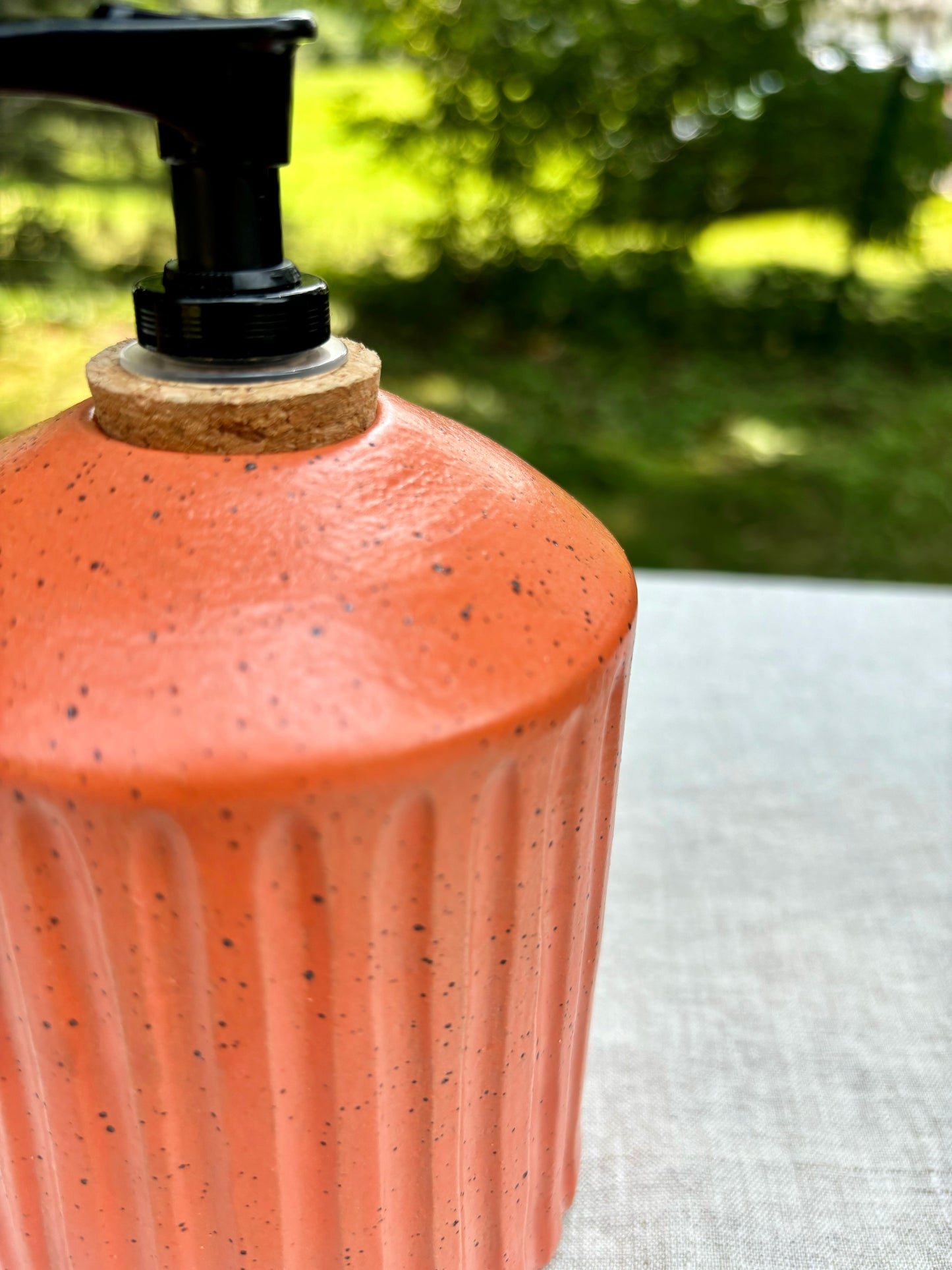 soap dispenser - orange