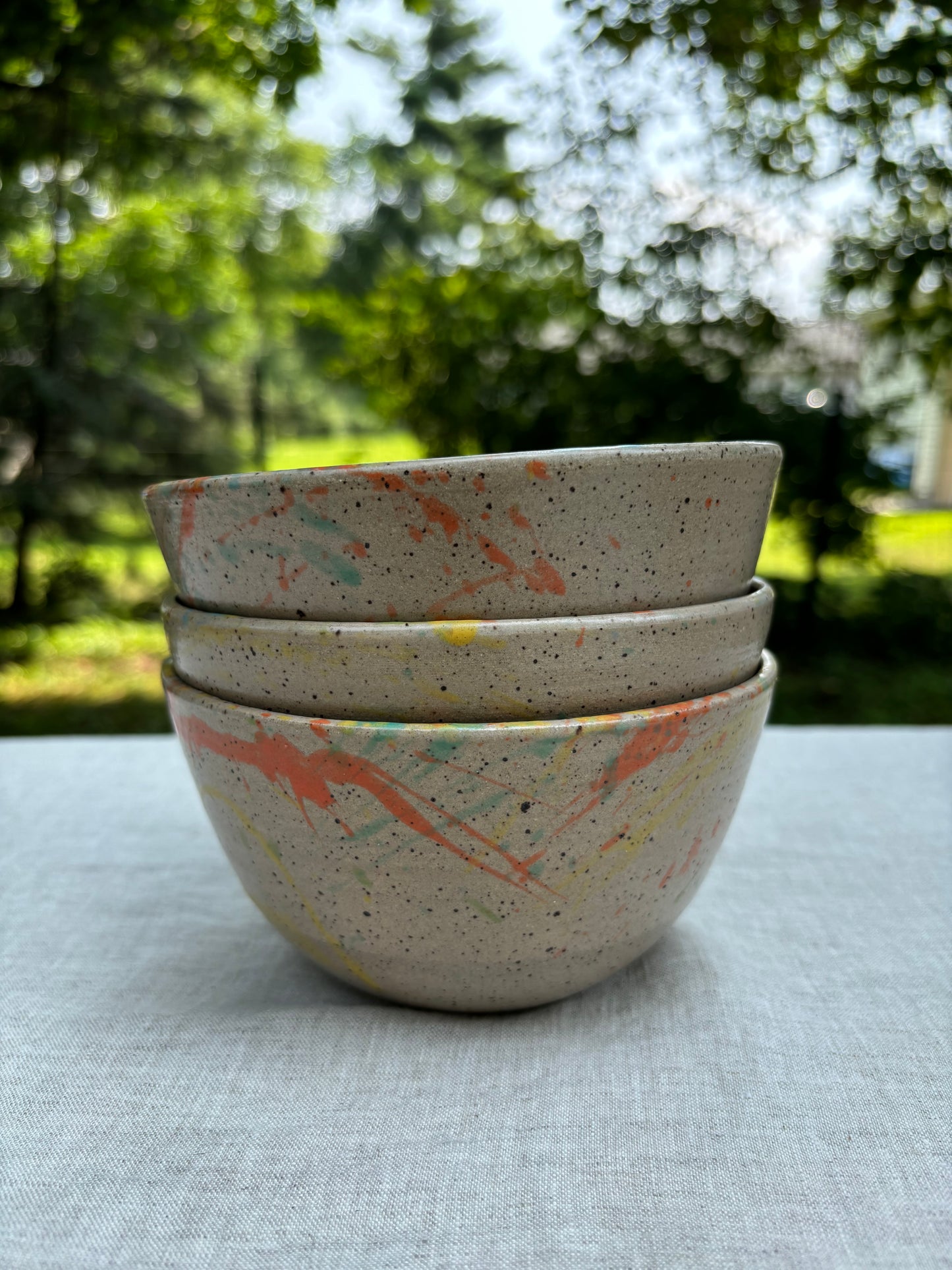 breakfast bowl - splatterpaint