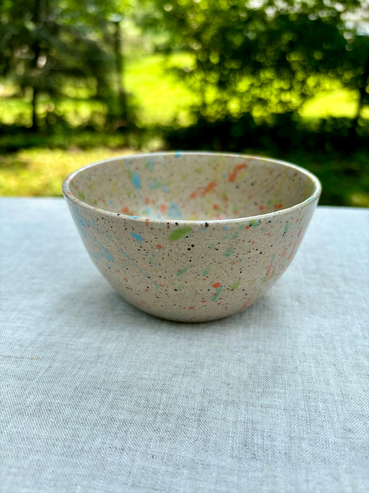 mini bowl - splatterpaint