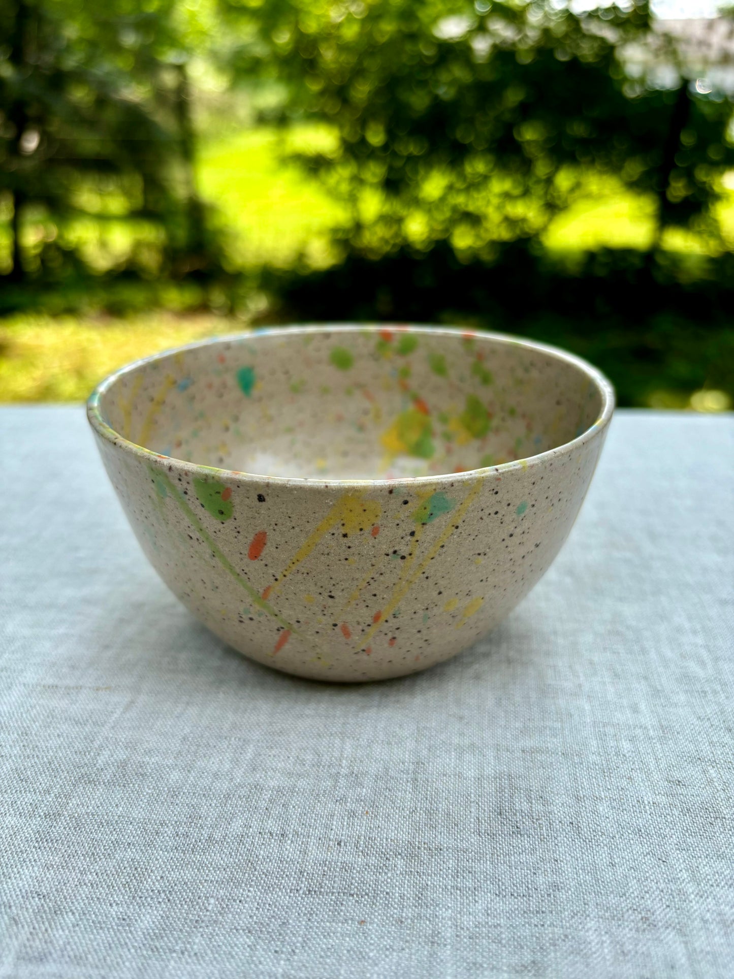 mini bowl - splatterpaint