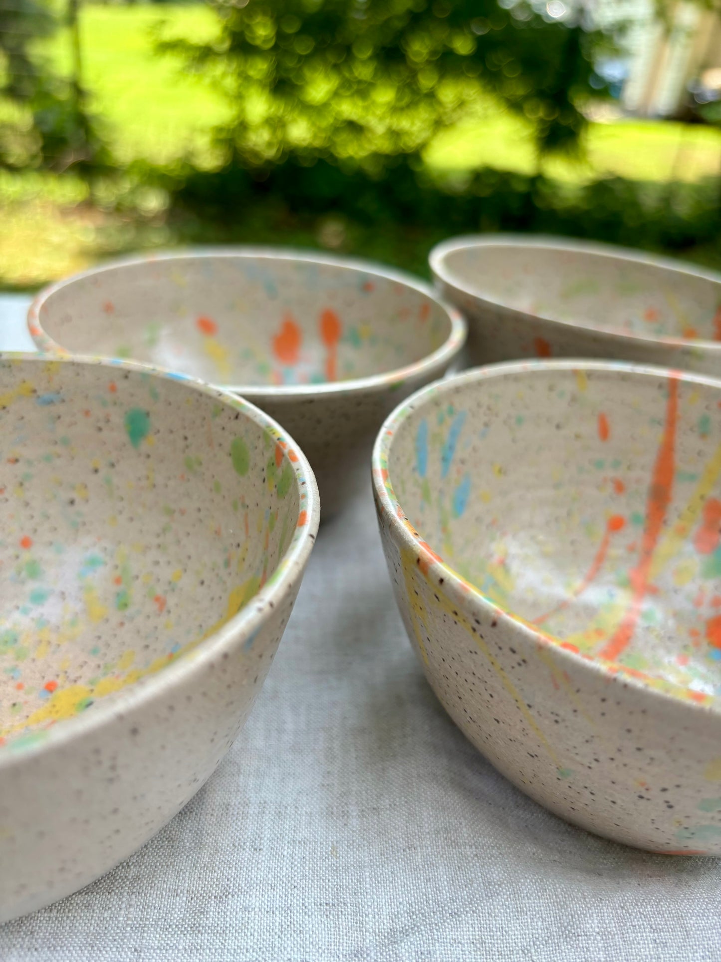 mini bowl - splatterpaint