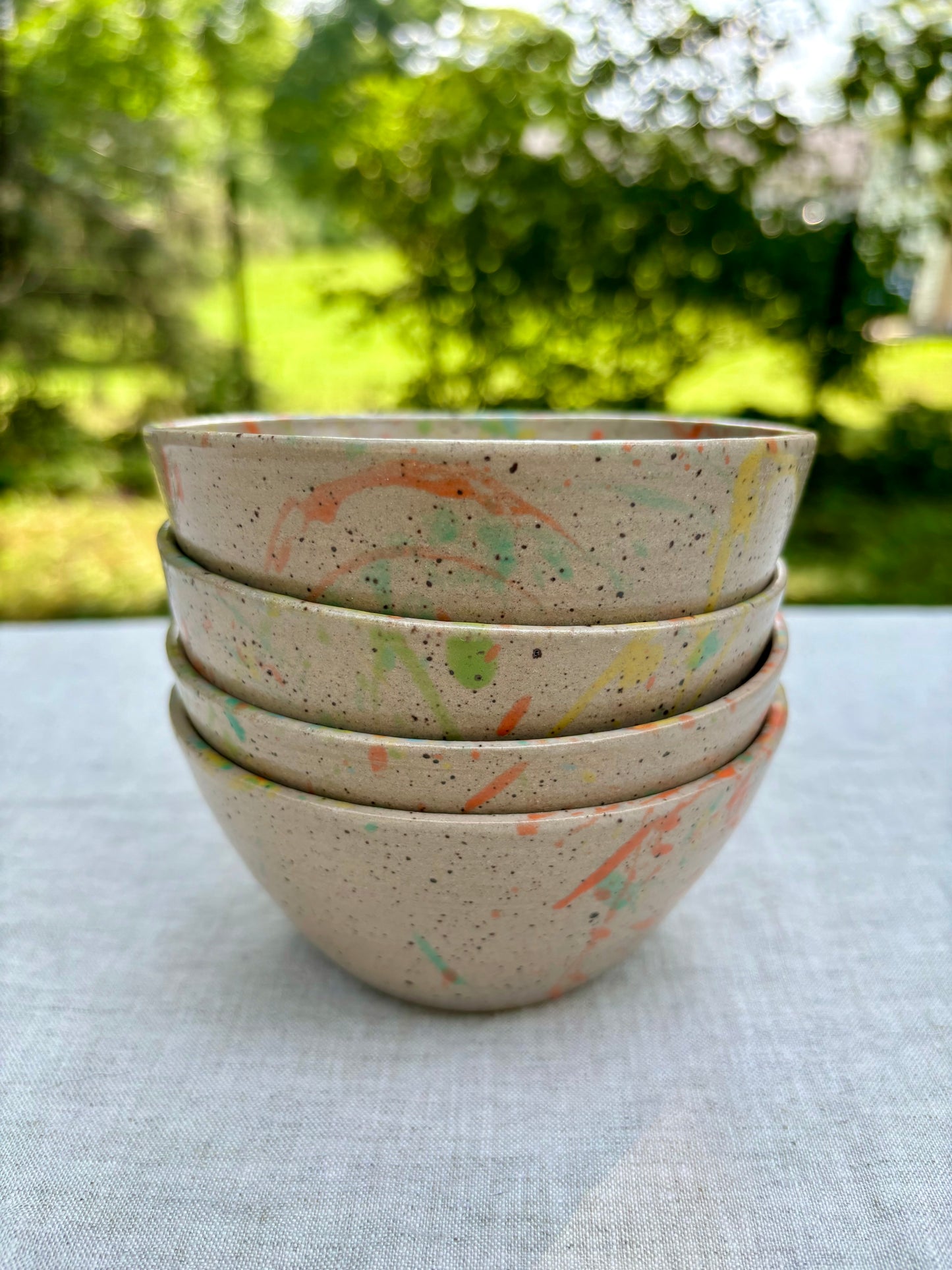 mini bowl - splatterpaint