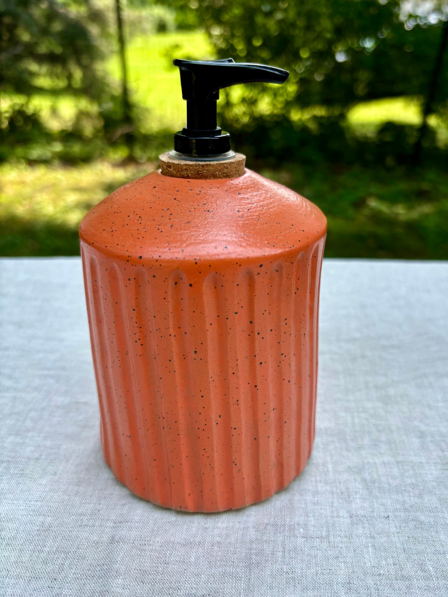 soap dispenser - orange