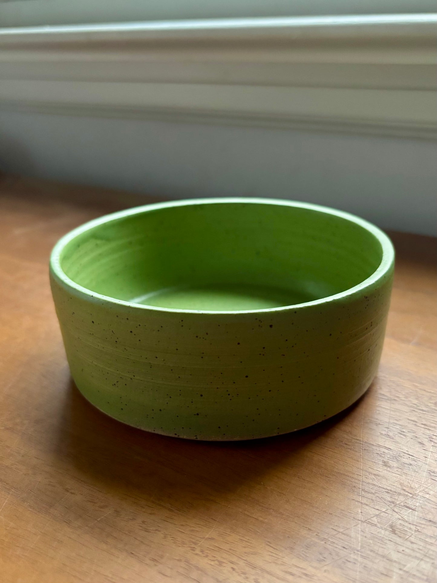 small dog/cat bowl - light green